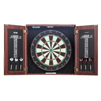 VEVOR Dartboard and Cabinet Set Official Size Complete Accessory Steel Tip Dart