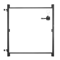 VEVOR Gate Building Kit, Fits 152.4 to 243.8 cm Wide Openings, Up from 182.9 to 213.4 cm High Fence, Adjustable Gate Building Kit, Anti Sag Full Gate 