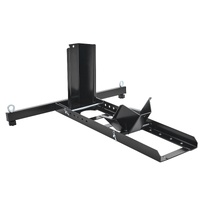 VEVOR Motorcycle Wheel Chock Upright, 816.5 kg Capacity, Heavy-duty Steel Motorcycle Front Wheel Stand with 6 Adjustable Holes, For 381-558.8 mm Off-R
