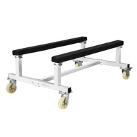 Watercraft PWC Dolly, 1800 lbs Load Capacity, Jet Ski Stand PWC Cart for Moving Watercraft, Fixed Bunk with 4 Casters & 2 Brakes, Heavy-Duty Jet Ski C