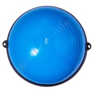 VEVOR Half Exercise Ball Trainer, 23 inch Balance Ball Trainer, 660lbs Capacity Stability Ball, Yoga Ball with Resistance Bands & Foot Pump, Strength 