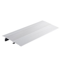 Door Threshold Ramp, 2" Rise, 800 lbs Load Capacity, Door Ramp for Wheelchairs, Aluminum Threshold Ramp for Doorways, Adjustable Modular Threshold Ram