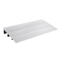 VEVOR Door Threshold Ramp, 3" Rise, 800 lbs Load Capacity, Door Ramp for Wheelchairs, Aluminum Threshold Ramp for Doorways, Adjustable Modular Thresho