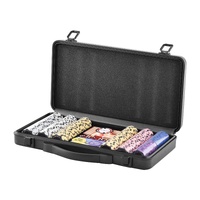 VEVOR Poker Chip Set, 300-Piece Poker Set, Complete Poker Playing Game Set with Carrying  Case, Heavyweight 14 Gram Casino Clay Chips, Cards, Buttons 