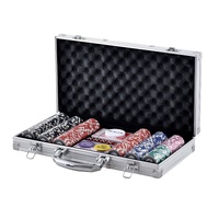 VEVOR Poker Chip Set, 300-Piece Poker Set, Complete Poker Playing Game Set with Aluminum Carrying  Case, 11.5 Gram Casino Chips, Cards, Buttons and Di