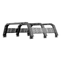 VEVOR Overland Truck Bed Rack, 125-172.5 cm Width, Adjustable Overland Bed Cargo Rack with Sidebar, 408.2 kg Static Load Capacity, Heavy Duty Steel, f