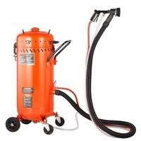 VEVOR 28 Gallon Vacuum Sand Blaster, Dustless Sandblaster with Built-in 1200W Vacuum System for Dust Control and Abrasive Recycle, 60-110 PSI Heavy Du