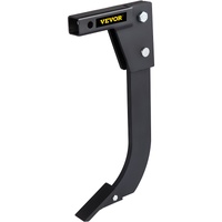 VEVOR Hitch Mounted Ripper, 40.6cm Shank Length Box Scraper Shank, 4 Hole Site Box Blade for Tractor, 2 Locating Pins Ripper Shank, 2 Plough Tips Box 