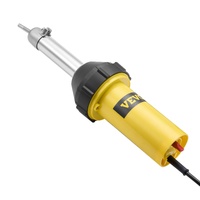 Hot Air Plastic Welder, 1000W Hot Air Torch Pistol, 50- 600°C PVC TPO Vinyl Heat Gun Welding Torch, Plastic Welding Kit with 4 Accessories- 2 Nozzles,
