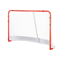 VEVOR Street Hockey Net, Indoor Outdoor Steel Hockey Goal, Official Regulation Pro Hockey Training Goal Set, Portable Hockey Goal with Net, Easy Assem