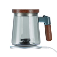 VEVOR Hydrogen Water Cup, 400 ml / 14.1 oz Hydrogen Generator, SPE Technology Portable Hydrogen Water Ionizer Machine with Wireless Charging Base, Hyd