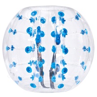 VEVOR Inflatable Bumper Ball 1-Pack, 4FT/1.2M Body Sumo Zorb Balls for Teen & Adult, 0.8mm Thick PVC Human Hamster Bubble Balls for Outdoor Team Gamin