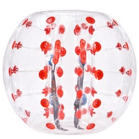 VEVOR Inflatable Bumper Ball 1-Pack, 4FT/1.2M Body Sumo Zorb Balls for Teen & Adult, 0.8mm Thick PVC Human Hamster Bubble Balls for Outdoor Team Gamin