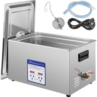 VEVOR Digital Ultrasonic Cleaner 30L Ultrasonic Cleaning Machine 40kHz Sonic Cleaner Machine 316 & 304 Stainless Steel Ultrasonic Cleaner Machine with