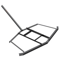 VEVOR Driveway Drag, 76.57" Width Tow Behind Drag Harrow, Q235 Steel Driveway Grader with Adjustable Bars, Support up to 50 lbs, Driveway Tractor Harr