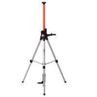 VEVOR Laser Level Tripod, 1/4"-20 & 5/8"-11 Thread Mount, 40.94-133.85 inch Height Adjustment with Level Bubble & Heavy-duty Stand, Extendable Pole Li