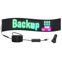 VEVOR Programmable LED Sign, P6 Full Color LED Scrolling Panel, DIY Custom Text Animation Pattern Display Board, Bluetooth APP Control Message Shop Si