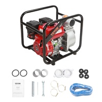 VEVOR Gasoline Engine Water Pump, 80 mm, 7HP 265 GPM, 43 m Lift, 7 m Suction, 4-Stroke Gas Powered Trash Water Transfer Pump Portable High Pressure wi