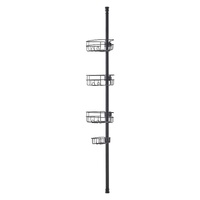 VEVOR 39" to 125" High Shower Corner Caddy Tension Pole Rust-Proof Tension Pole