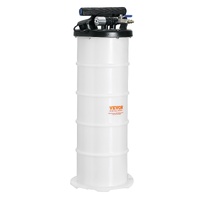 VEVOR Fluid Extractor, 6.5 Liters Capacity, Pneumatic/Manual Oil Changer Vacuum Fluid Extractor with Dipstick and Liquid Suction Hose, Oil Extractor C