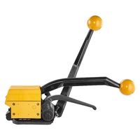 VEVOR Steel Strapping Tool for 13-19 mm Width, 3-in-1 (Tensioner, Crimper, Cutter) Manual Belt Packaging Banding Machine Packaging Metal Steel Strappi