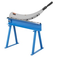 VEVOR 800mm Manual Hand Plate Shear for Metal Sheet Processing, Benchtop Cutter with Q235 Material, for Crafts Thick Steel Crafting, Heavy Duty Roll P