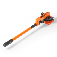 Pipe Tube Bender, 3/8" to 1" OD Manual Pipe Tube Bender with 7 Bending Dies, 180° Copper Aluminum Pipes Bending Tools for HVAC Air Conditioning Refrig