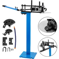 VEVOR Tube Bender Max Bending Degree 240°,Heavy Duty Metal Pipe and Tube Notcher With 3 Dies,Tube Pedestal Bender 0 up to 240 Degree,Metal Working Too