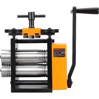 VEVOR Rolling Mill, 2.95"/75 mm Jewelry Rolling Mill Machine, 1: 2 Gear Ratio, 3-in-1 Multi-function Rolling Mill, 0.03-6.5mm Press Thickness for Meta