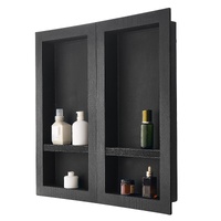 VEVOR Shower Niche 40.6 x 81.3 + 40.6 x 81.3 cm Recessed Wall Shelf Bathroom