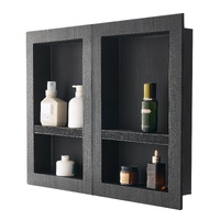 VEVOR Shower Niche 40.6 x 61+40.6 x 61 cm Recessed Wall Organizer Bathroom