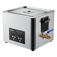 VEVOR 15L Ultrasonic Cleaner, Professional Ultrasonic Cleaner Machine with Cleaning Basket & Digital Display, 240W Stainless Steel 40kHz Industrial Cl