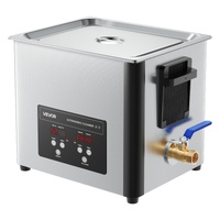 VEVOR 10L Ultrasonic Cleaner, Professional Ultrasonic Cleaner Machine with Cleaning Basket & Digital Display, 180W Stainless Steel 40kHz Cleaning Mach