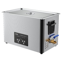 VEVOR 30L Ultrasonic Cleaner, Professional Ultrasonic Cleaner Machine with Cleaning Basket & Digital Display, 480W Stainless Steel 40kHz Industrial Cl