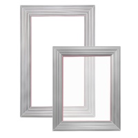 VEVOR Screen Printing Kit, 2 Pieces Aluminum Silk Screen Printing Frames20.3 x 25.4/25.4 x 35.6cm 110 Count Mesh, 2 Tapes and Screen Printing Squeegee
