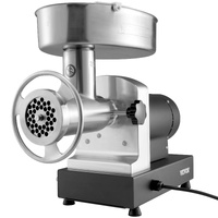 VEVOR Electric Meat Grinder, 9.5 Kg/Min Capacity, Countertop Industrial Meat Mincer w/ Blade, Grinding Plate, Sausage Maker & Kubbe Kit, Carbon Steel 