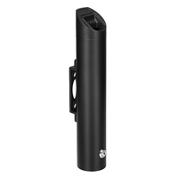 Cigarette Butt Receptacle, Stainless Steel Cylinder Cigarette Butt Container, Wall Mounted and Weatherproof Outdoor Cigarette Butt Disposal for Garden