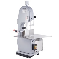 VEVOR Commercial Electric Meat Bandsaw, 1100W Stainless Steel Countertop Bone Sawing Machine, Workbeach 19.3" x 15", 0.16-7.9 Inch Cutting Thickness, 