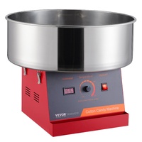 VEVOR Electric Cotton Candy Machine, 1000W Candy Floss Maker, Commercial Cotton Candy Machine with Stainless Steel Bowl, and Sugar Scoop, Perfect for 