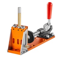 VEVOR 30 Pcs Pocket Hole Jig Kit, Adjustable & Easy to Use Pocket Hole Jig System with Step Drills, Wrenches, Drill Stop Rings, and Square Drive Bits,