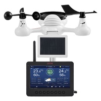 VEVOR 7-in-1 Wi-Fi Weather Station 177.8 mm TFT Display Wireless Outdoor Sensor
