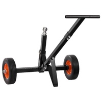 VEVOR Trailer Dolly, 600lbs Tongue Weight Capacity, Carbon Steel Trailer Mover with 1-7/8 in Hitch Ball and 10 in Solid Tires, Portable Tow Dolly for 