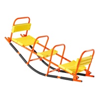 VEVOR Kids Seesaw 90 kg Capacity Metal Rocking Teeter Totter with Handles