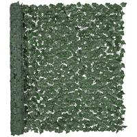 VEVOR Ivy Privacy Fence, 1500 x 2490 mm Artificial Green Wall Screen, Greenery Ivy Fence with Strengthened Joint, Faux Hedges Vine Leaf Decoration for