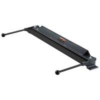 Box and Pan Brake, 910 ± 10 mm, 0-130 Degrees Sheet Metal Bending Brake, Portable Mini Metal Bender with 20 Gauge Low Carbon Steel 14 Gauge Aluminum C