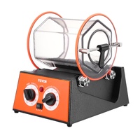 VEVOR Jewelry Polisher Tumbler, 11lbs/5kg Capacity Mini Rotary Tumbler Machine with 0-60 Minutes Timer, 5 Speeds Jewelry Rotary Finisher for Surface P