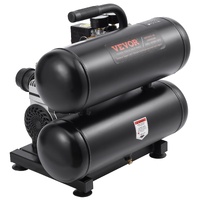 VEVOR Air Compressor Compact Portable Oil Free Compressor 18L 90 PSI