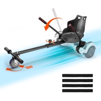 VEVOR Hoverboard Seat Attachment, Compatible with All 16.5cm20.3cm21.6cm25.4 Hoverboards,Grips Control,Adjustable Frame Length and 99.8 kg Load Capaci