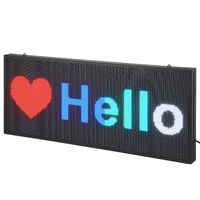 VEVOR Programmable LED Sign, P6 Full Color LED Scrolling Panel, DIY Custom Text Animation Pattern Display Board, WIFI USB Control Message Shop Sign fo
