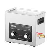 6L Ultrasonic Cleaner with Heater Timer & Basket, Professional Digital Sonic Cavitation Machine, 180W Cleaning Machine for Watch Instruments, Glasses,